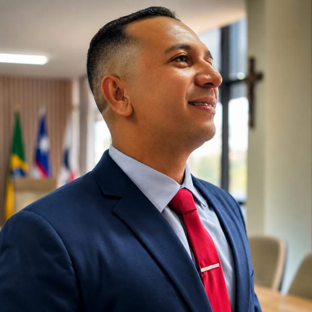 José de Ribamar da Cruz Neto, advogado e contador, em seu escritório